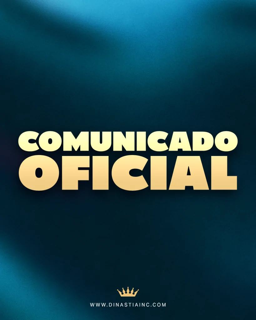 Comunicado: finalización de la relación comercial entre Dinastía Inc y Danny Daniel